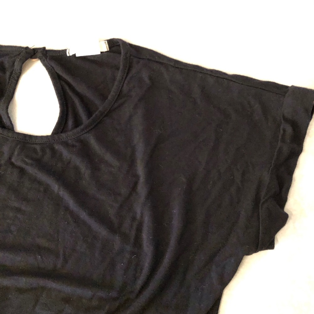 Black Drawstring Jumpsuit - Picture 3 of 5